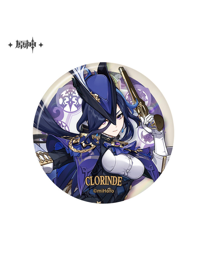 Genshin Impact Court of Fontaine Series Chara Can Badge