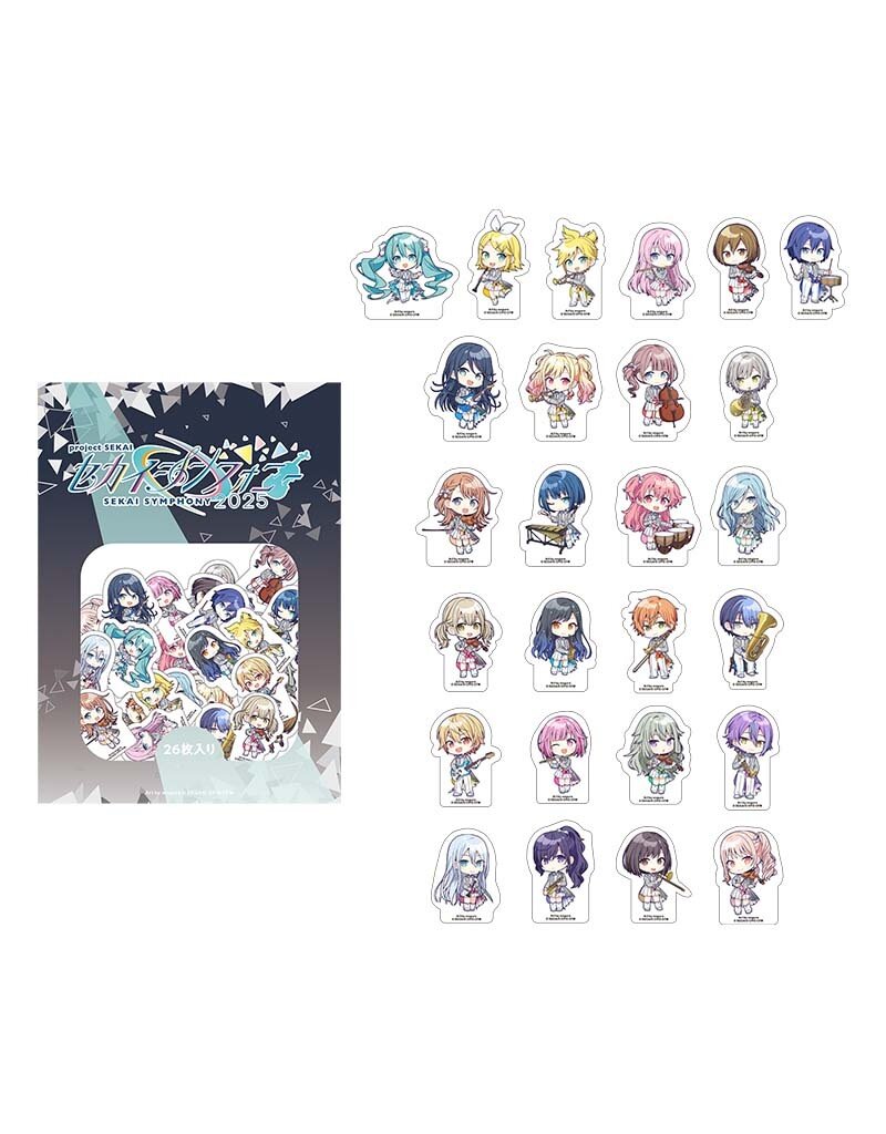 Sekai Symphony 2025 Project Sekai Flake Stickers