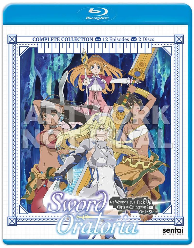 Sentai Filmworks Sword Oratoria Is It Wrong To Pick Up Girls In A Dungeon? On The Side Blu-Ray