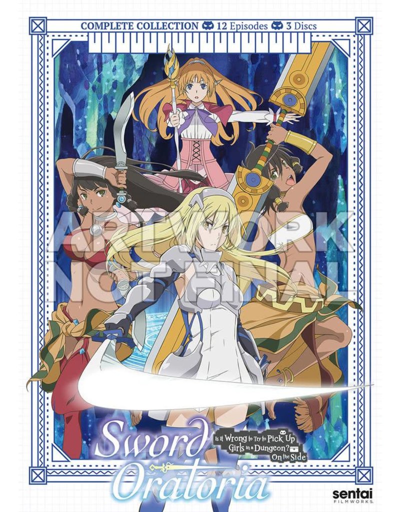 Sentai Filmworks Sword Oratoria Is It Wrong To Pick Up Girls In A Dungeon? On The Side DVD*