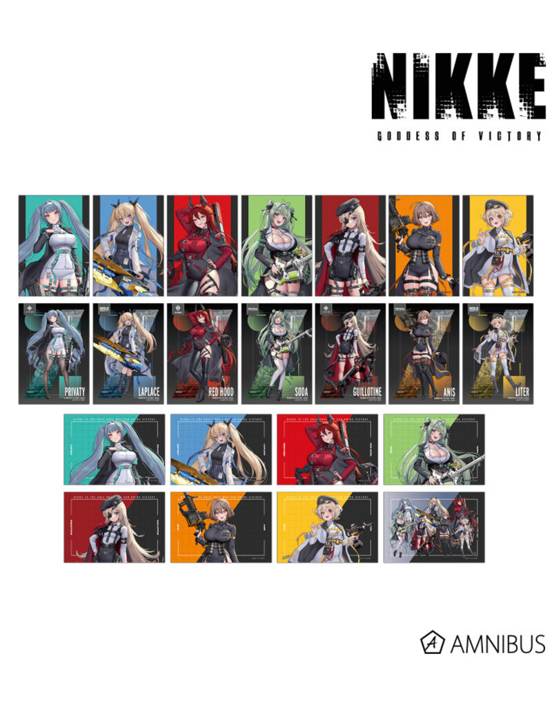 Amnibus Goddess of Victory: Nikke LOVECACAO Illustration Tactical FashionTrading Bromide 2 pc Set (Box)
