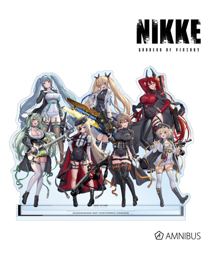 Amnibus Goddess of Victory: Nikke LOVECACAO Tactical Fashion BIG Acrylic Stand Group