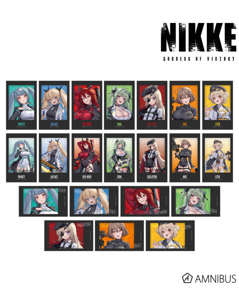 Amnibus Goddess of Victory: Nikke LOVECACAO illustration Tactical Fashion Trading Polaroid