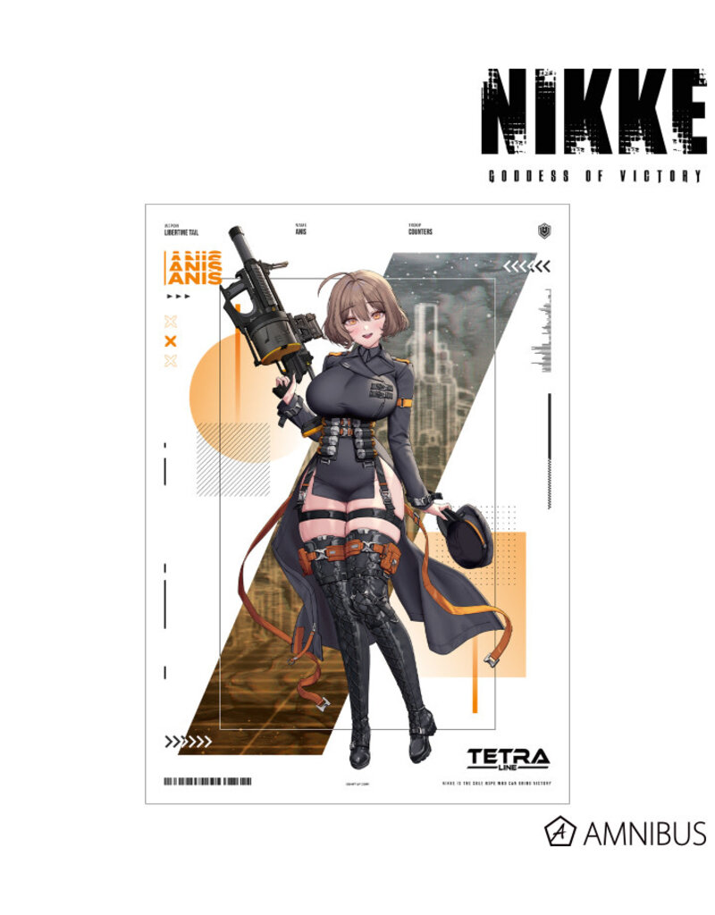 Amnibus Goddess of Victory: Nikke LOVECACAO Tactical Fashion ver. A3 Poster