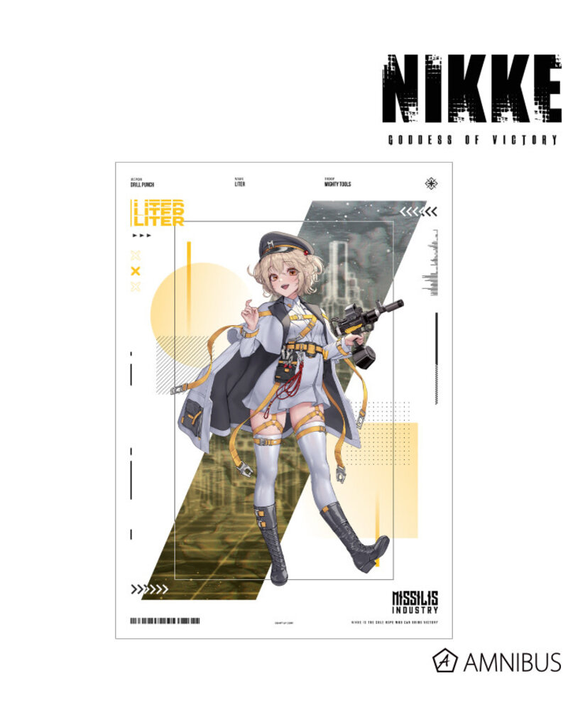 Amnibus Goddess of Victory: Nikke LOVECACAO Tactical Fashion ver. A3 Poster