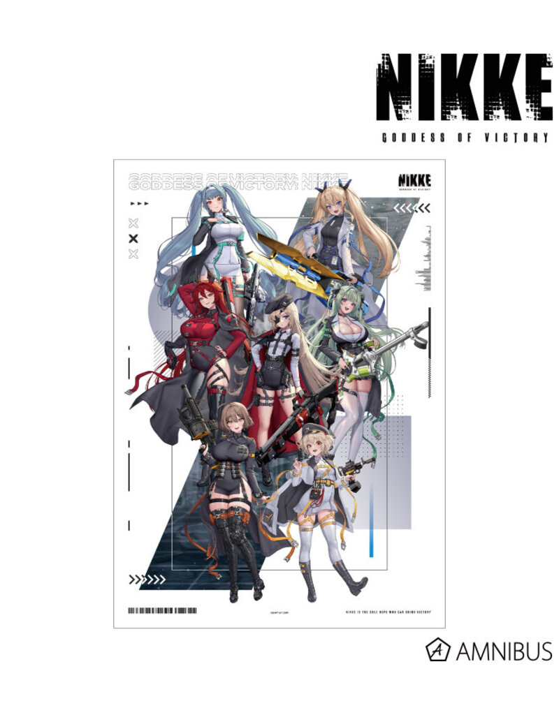 Amnibus Goddess of Victory: Nikke LOVECACAO Tactical Fashion ver. A3 Poster