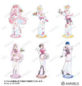 Amnibus Sakura Miku American Diner ver. Art by Fumi BIG Acrylic Stand