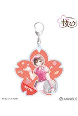 Amnibus Sakura Miku American Diner ver. Art by Fumi BIG Acrylic Keychain