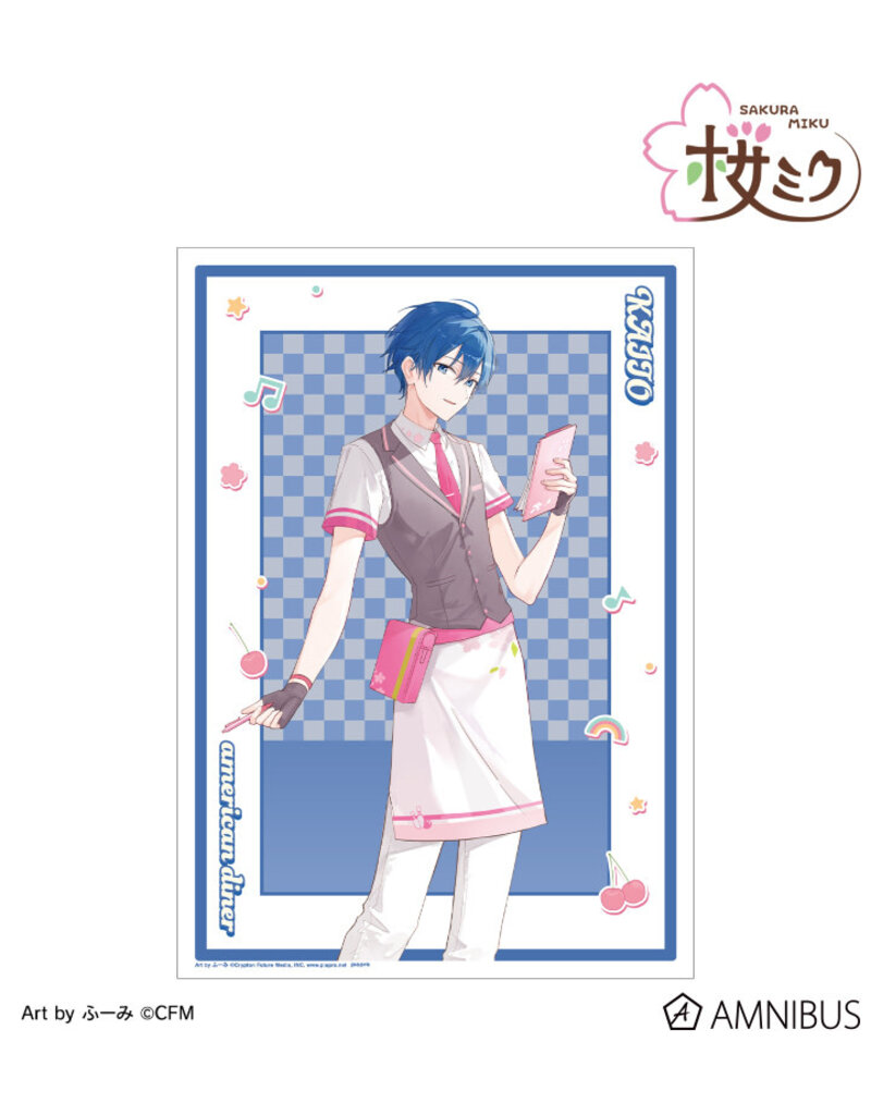 Amnibus Sakura Miku American Diner ver. Art by Fumi A3 Matte Finished Poster