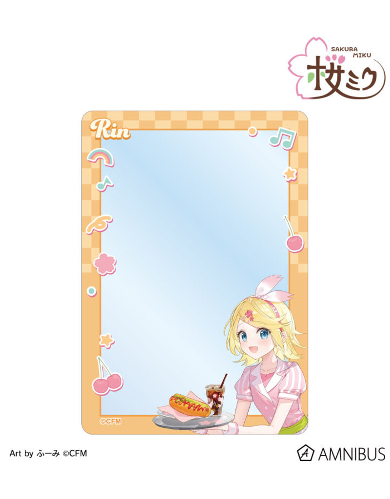 Amnibus Sakura Miku American Diner ver. Art by Fumi B8 Hard Card Case