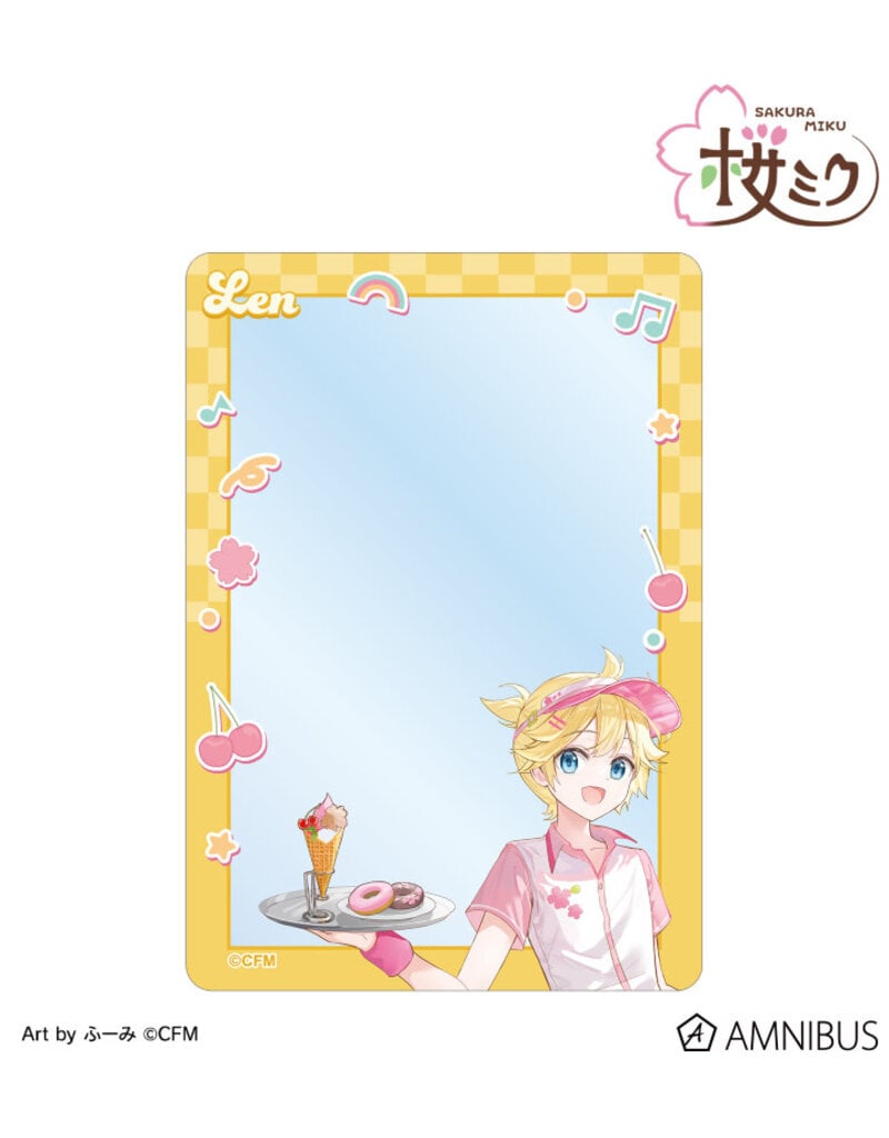 Amnibus Sakura Miku American Diner ver. Art by Fumi B8 Hard Card Case