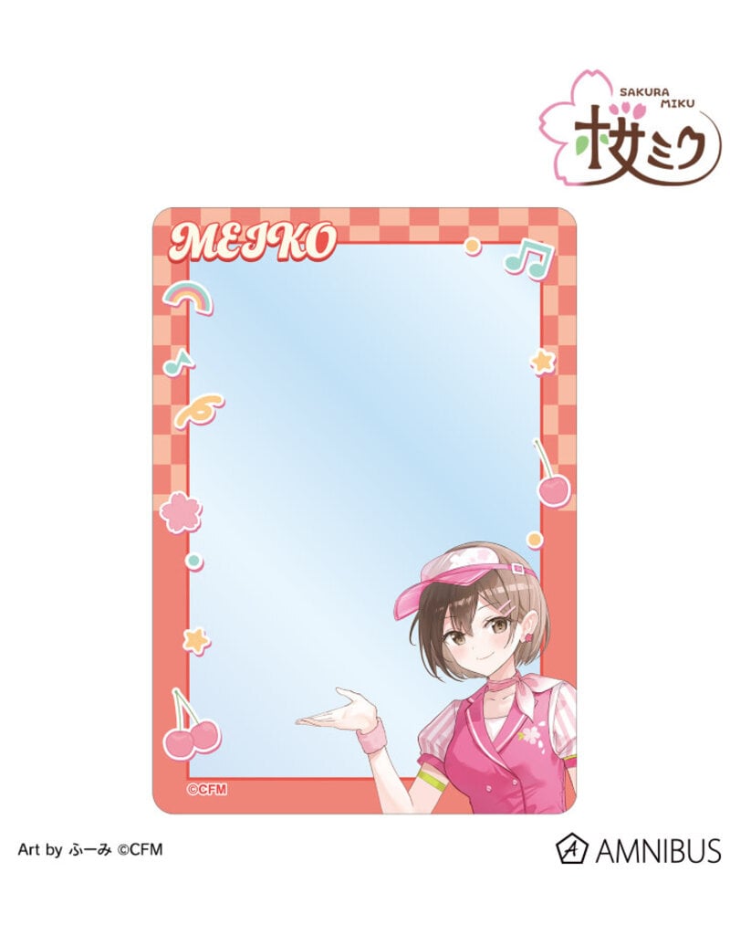 Amnibus Sakura Miku American Diner ver. Art by Fumi B8 Hard Card Case