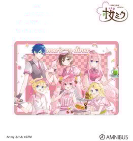 Amnibus Sakura Miku American Diner ver. Art by Fumi B8 Hard Card Case