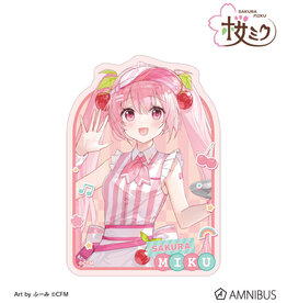 Amnibus Sakura Miku American Diner ver. Art by Fumi Die-cut Sticker
