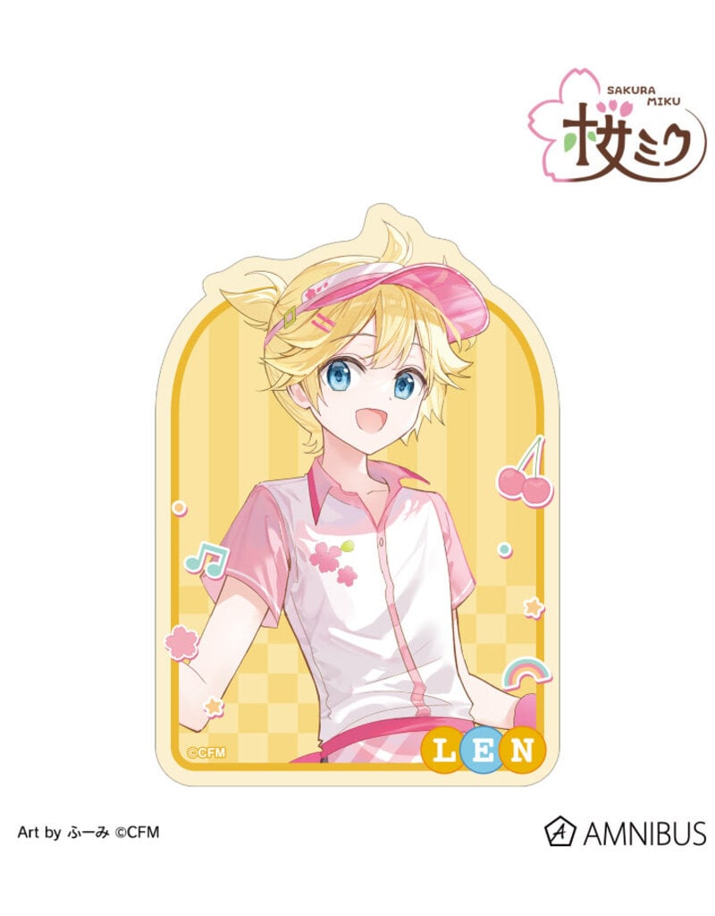 Amnibus Sakura Miku American Diner ver. Art by Fumi Die-cut Sticker