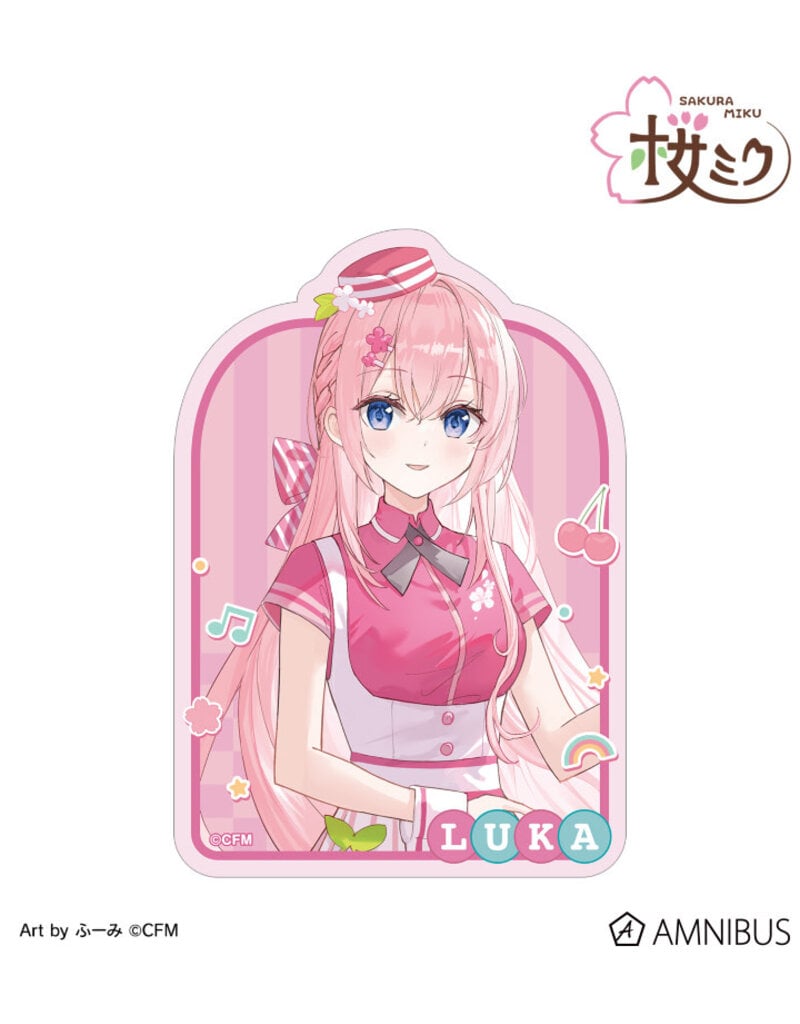 Amnibus Sakura Miku American Diner ver. Art by Fumi Die-cut Sticker