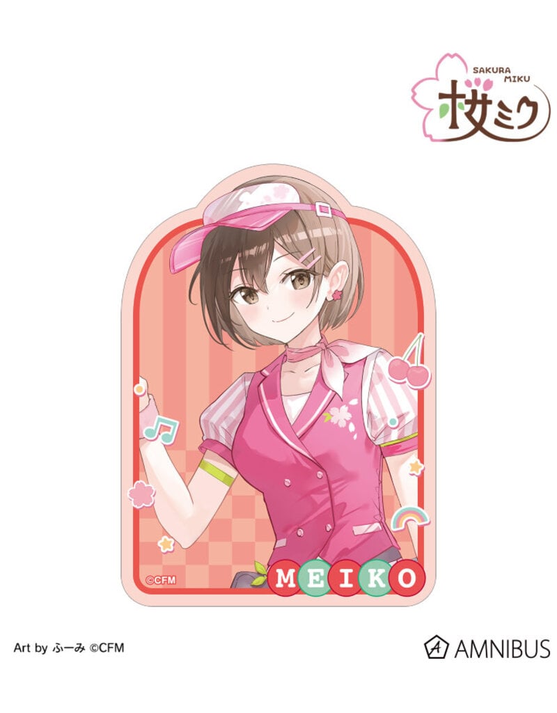 Amnibus Sakura Miku American Diner ver. Art by Fumi Die-cut Sticker