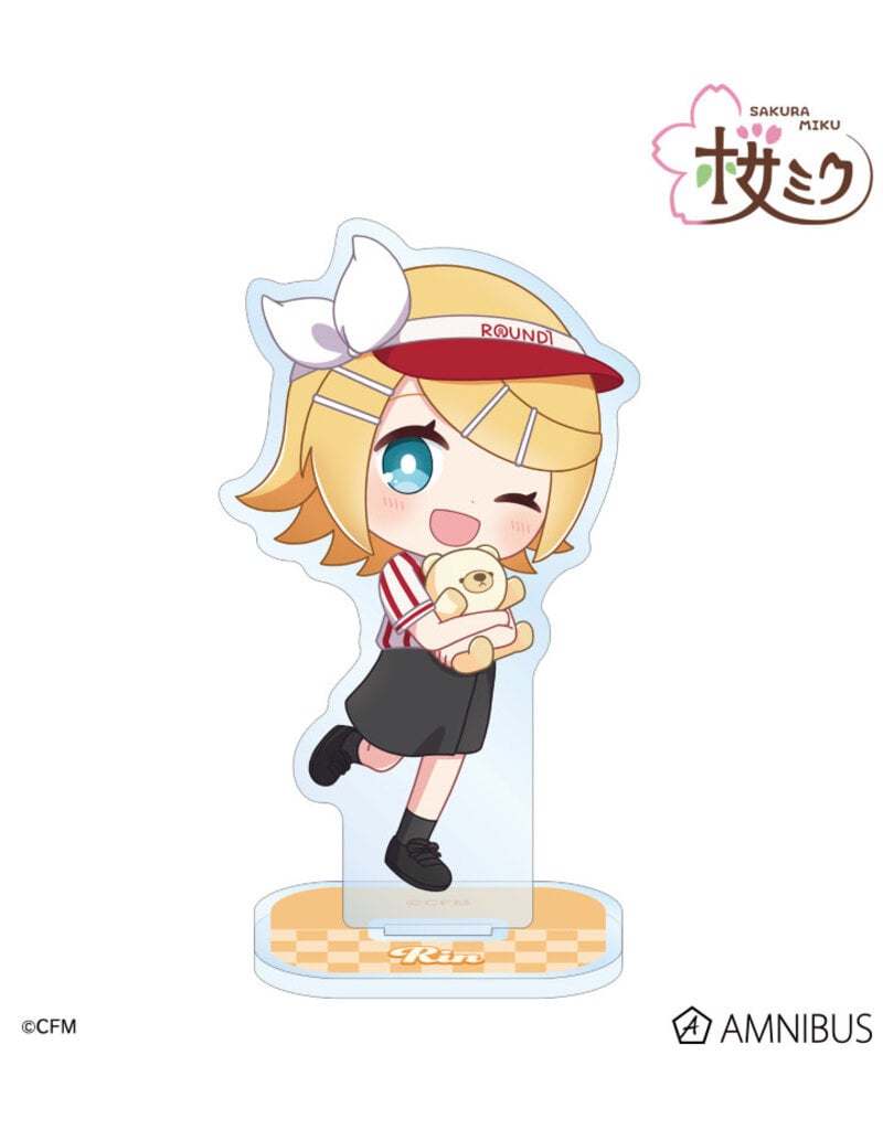Amnibus Sakura Miku Chibi Chara Acrylic Stand