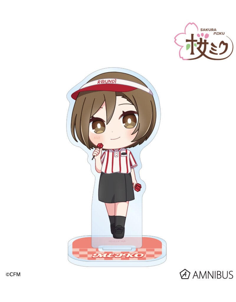Amnibus Sakura Miku Chibi Chara Acrylic Stand