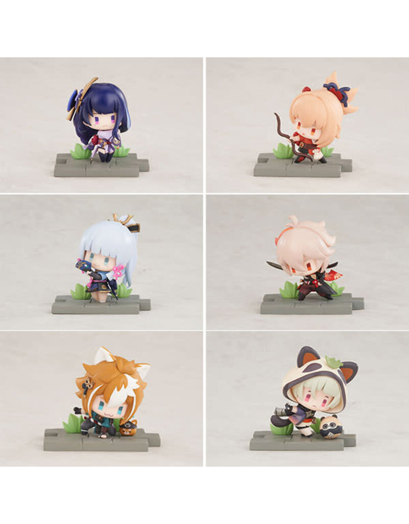 Genshin Impact Gallant Statues of the Battlefield Collection Figure Inazuma Edition (Box)