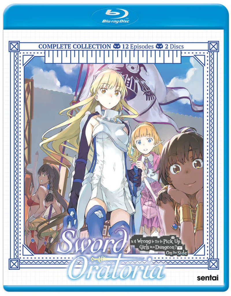Sentai Filmworks Sword Oratoria Is It Wrong To Pick Up Girls In A Dungeon? On The Side Blu-Ray