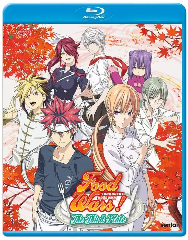 Sentai Filmworks Food Wars! The Third Plate (Season 3) Blu-Ray