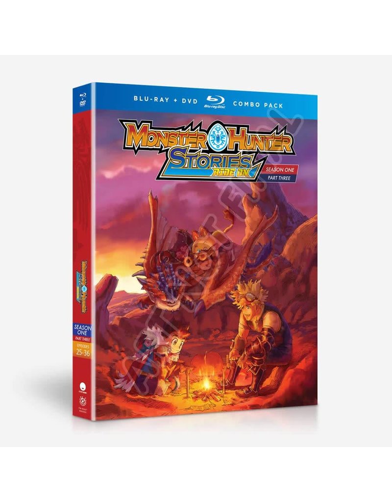 Funimation Entertainment Monster Hunter Stories Ride On Season 1 Part 3 Blu-Ray/DVD