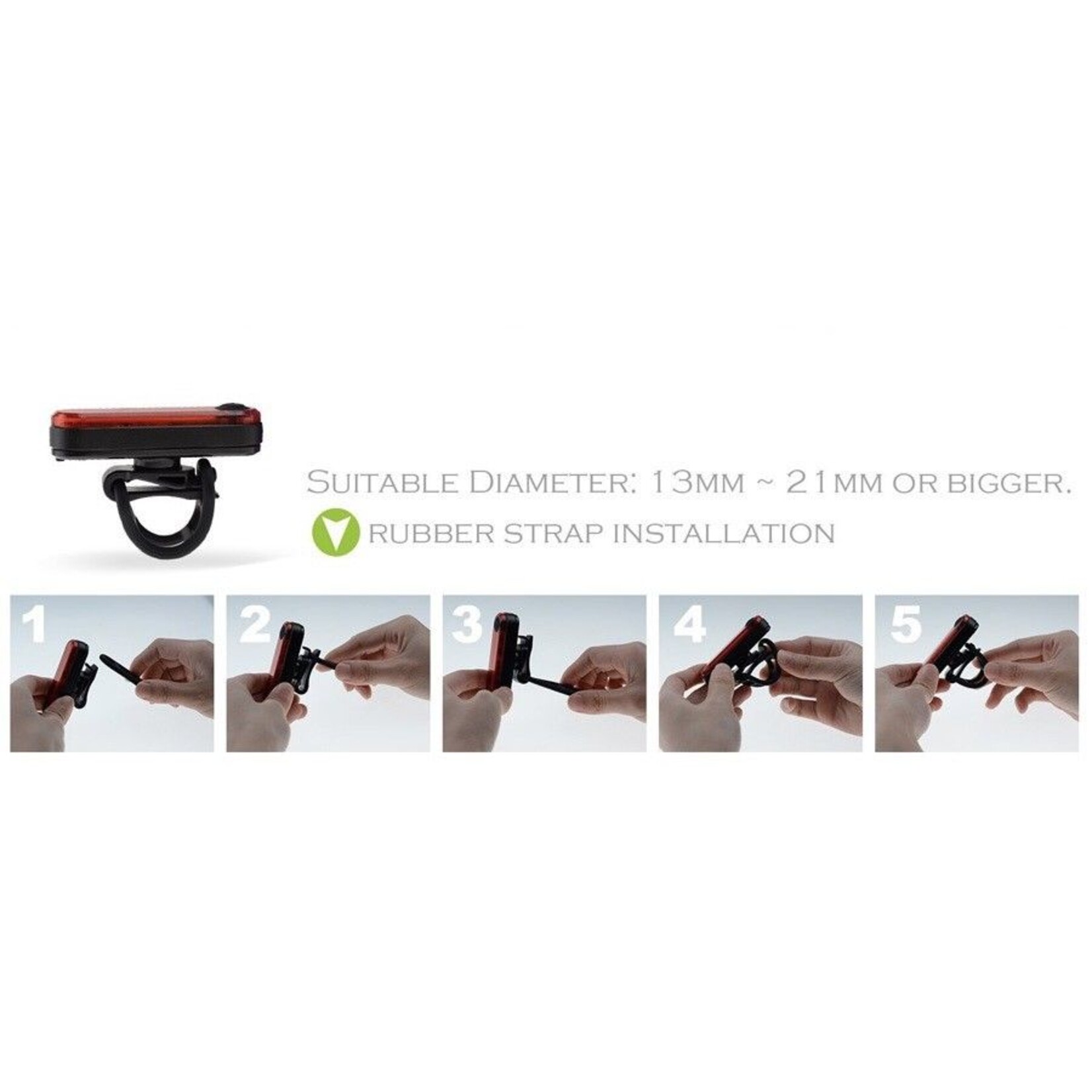 BOLD Rear/Tail Light USB Rechargeable