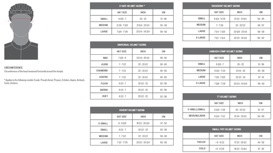 specialized echelon ii mips size guide