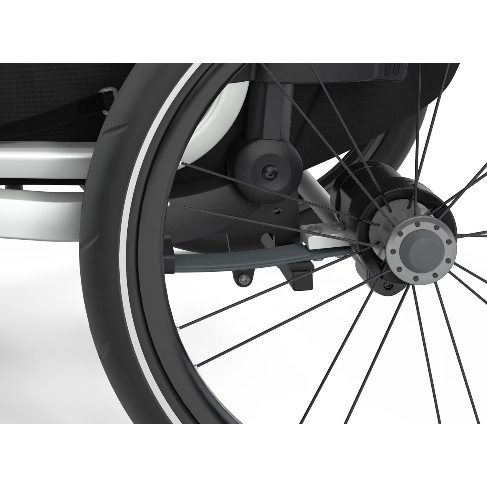 Thule Chariot Lite 2-Seat Multisport Bike Trailer Agave Green