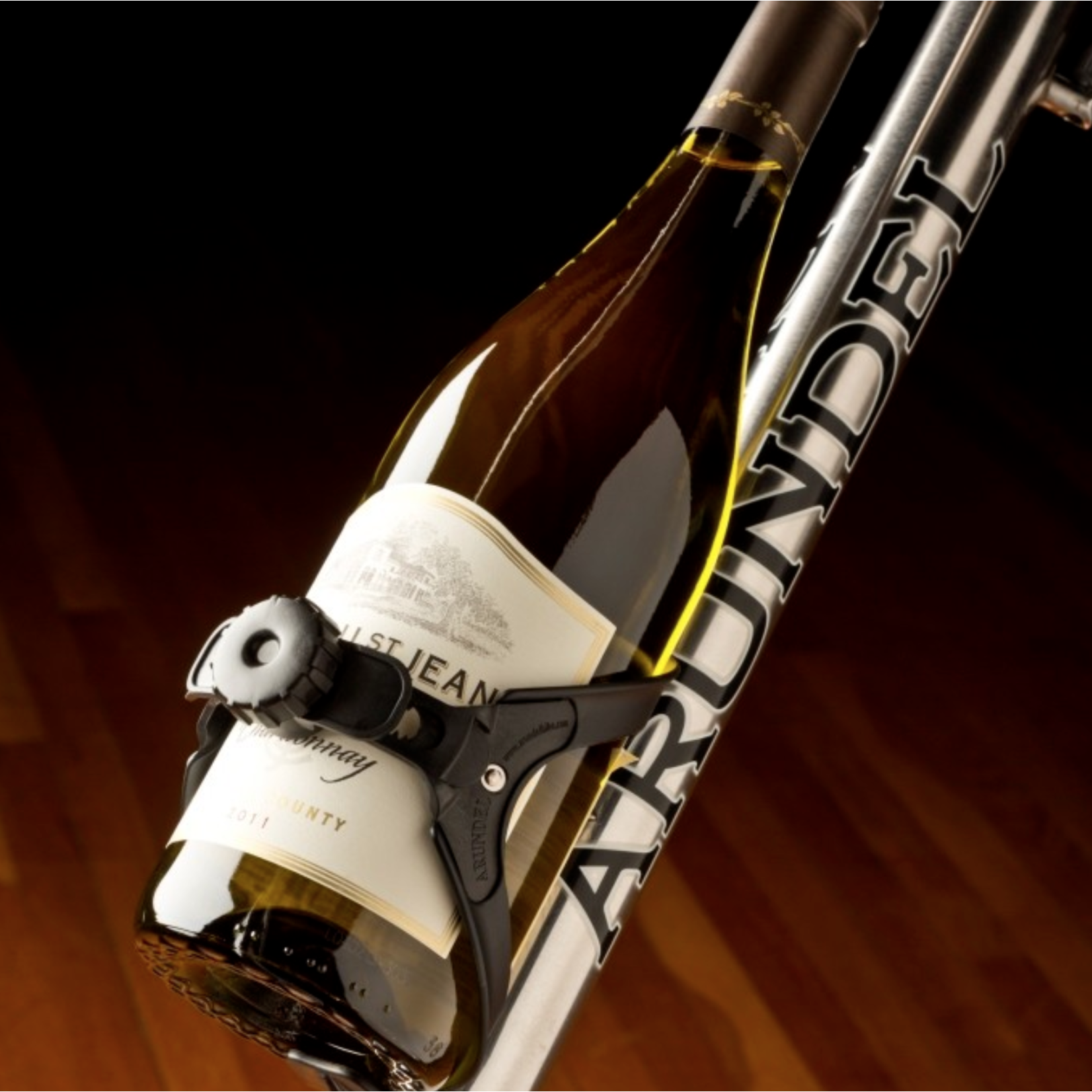 Looney Bin Bottle Cage Black