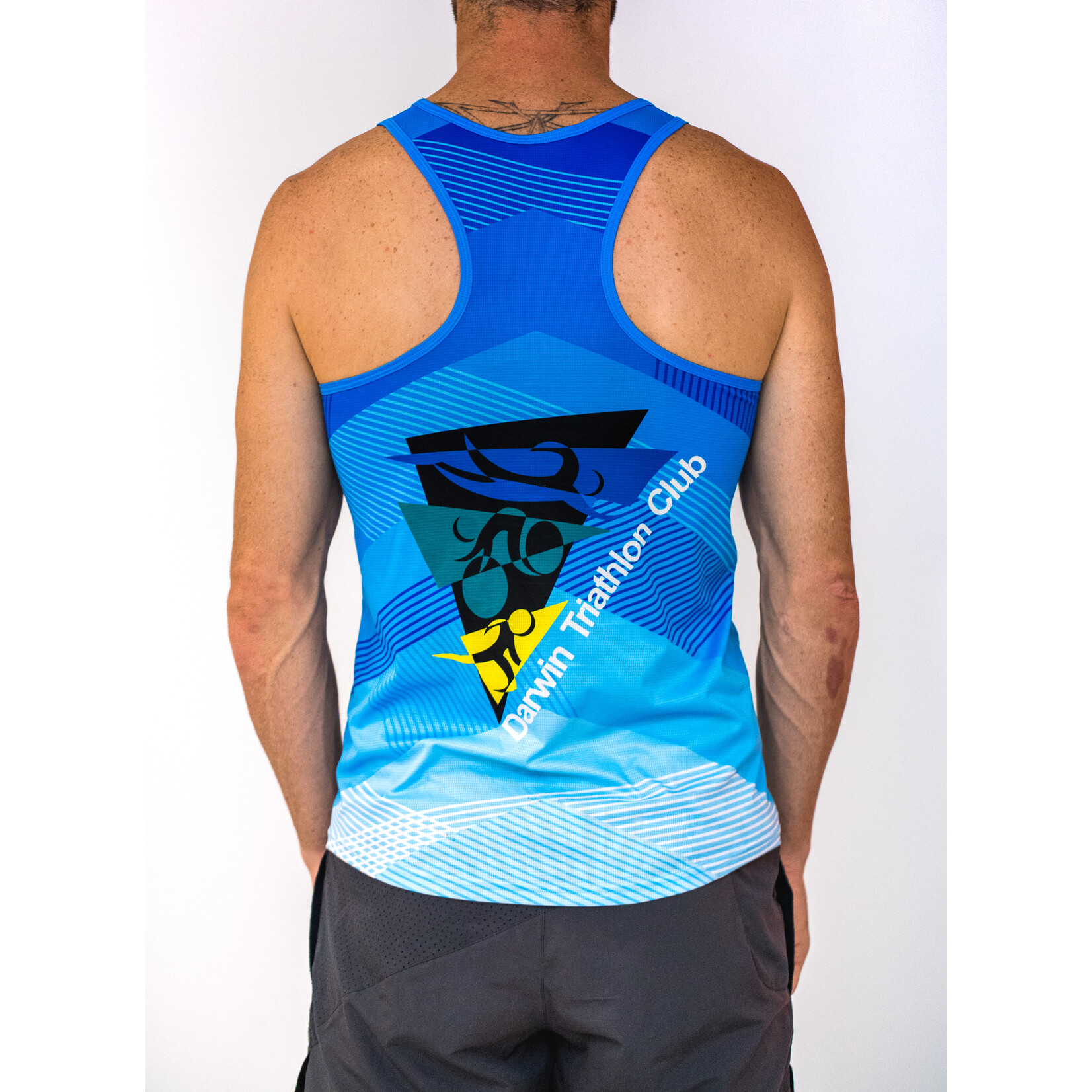 Revolution Clothing Mens Darwin Tri Club Running Singlet