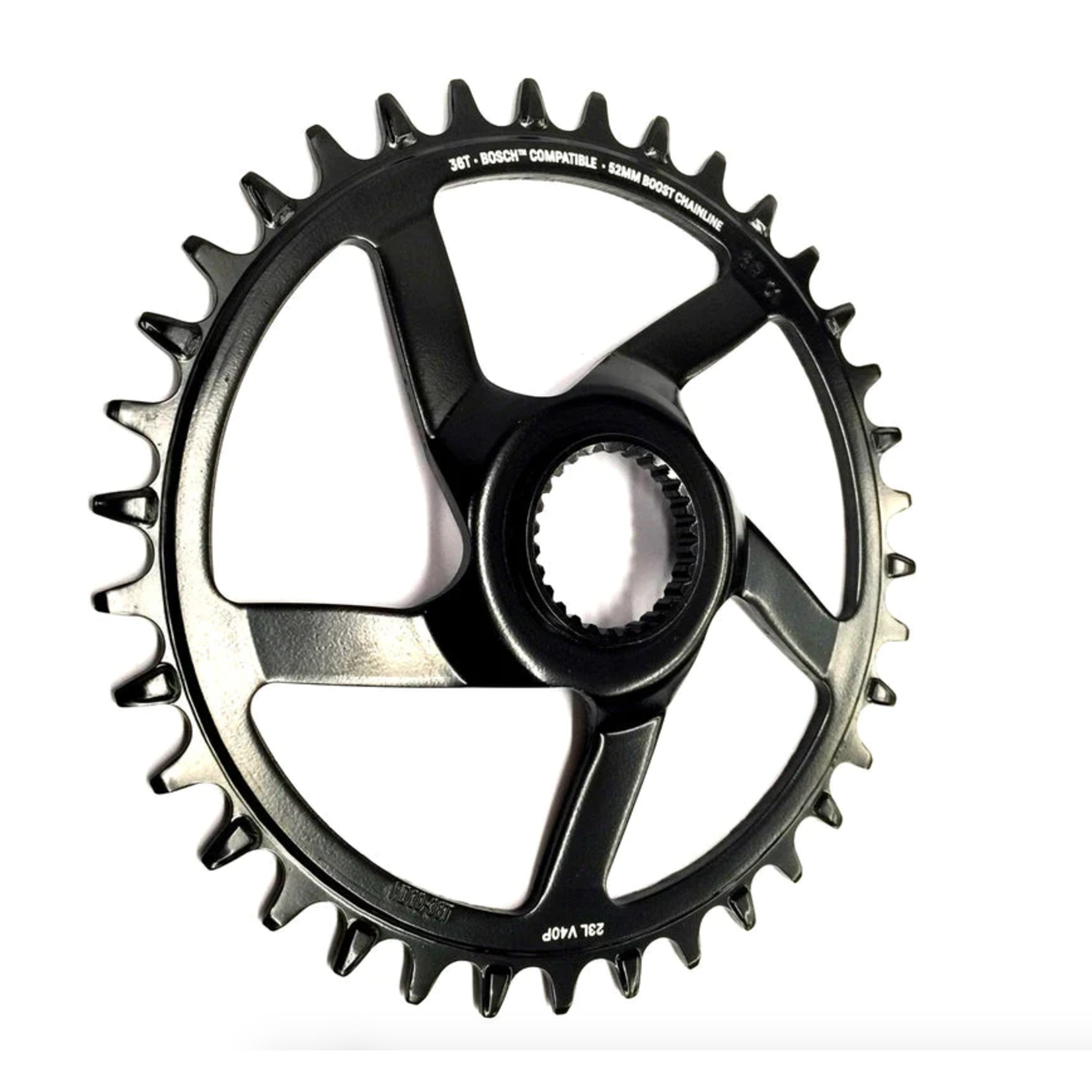 Bosch E*thirteen Chainring E*spec Steel Direct Mount 38t | 38T | Bosch CX Gen4 | Black (CR4USA-102) (CTN10)