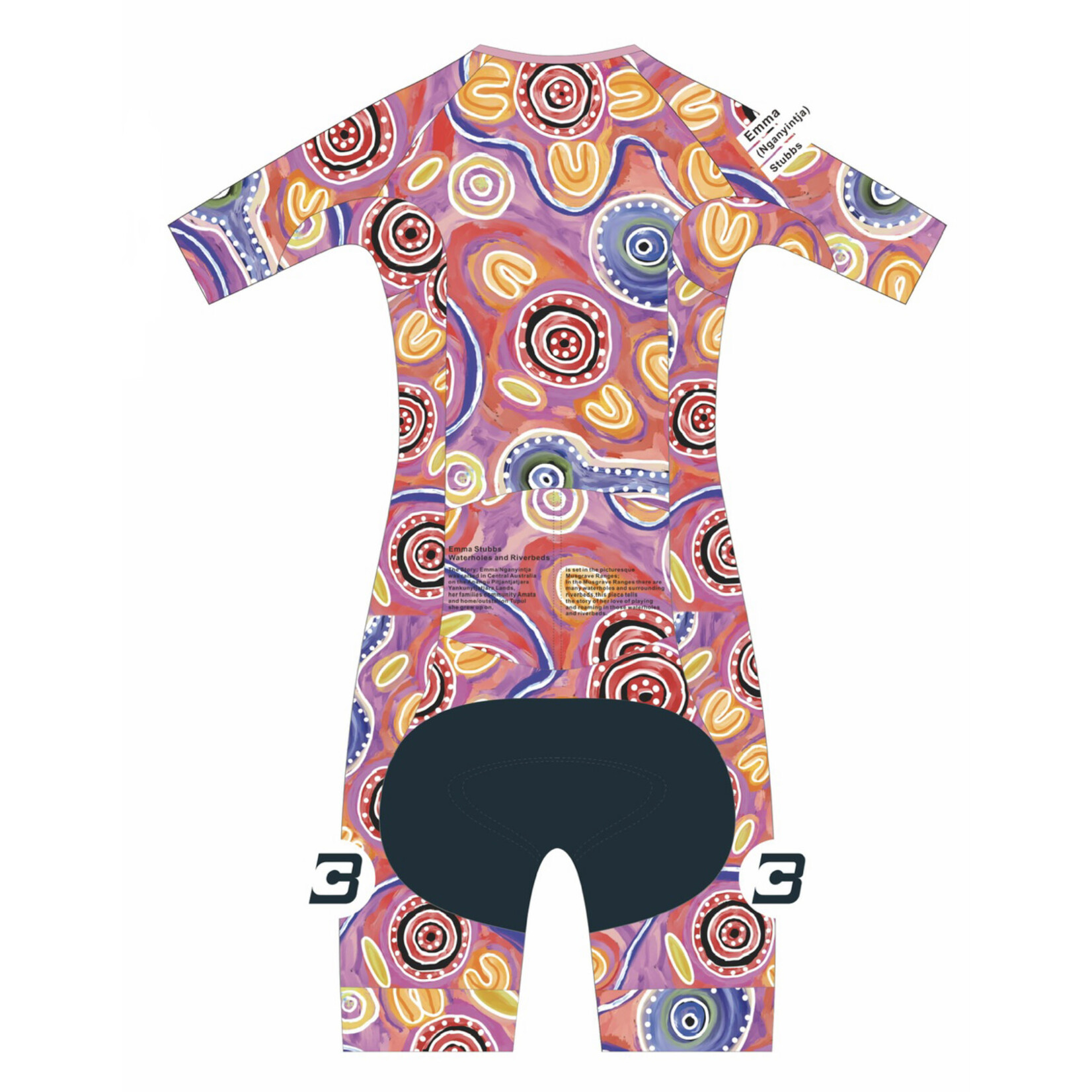 Revolution Clothing Mens - Riverbeds & Water Holes Half Sleeve Tri Suit