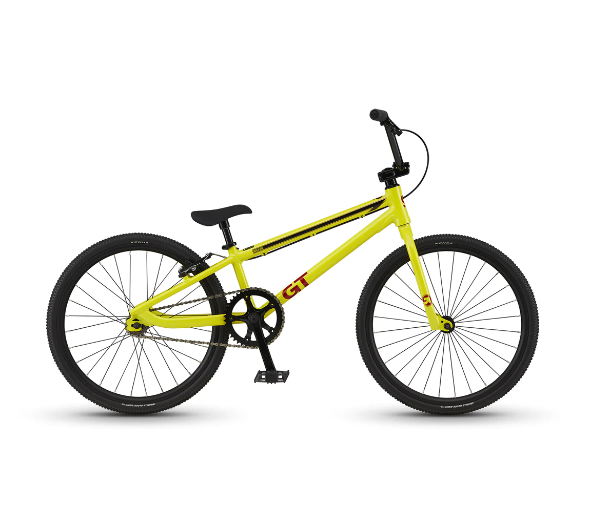 GT Mach One BMX Gloss Yellow Expert Blue Cycles