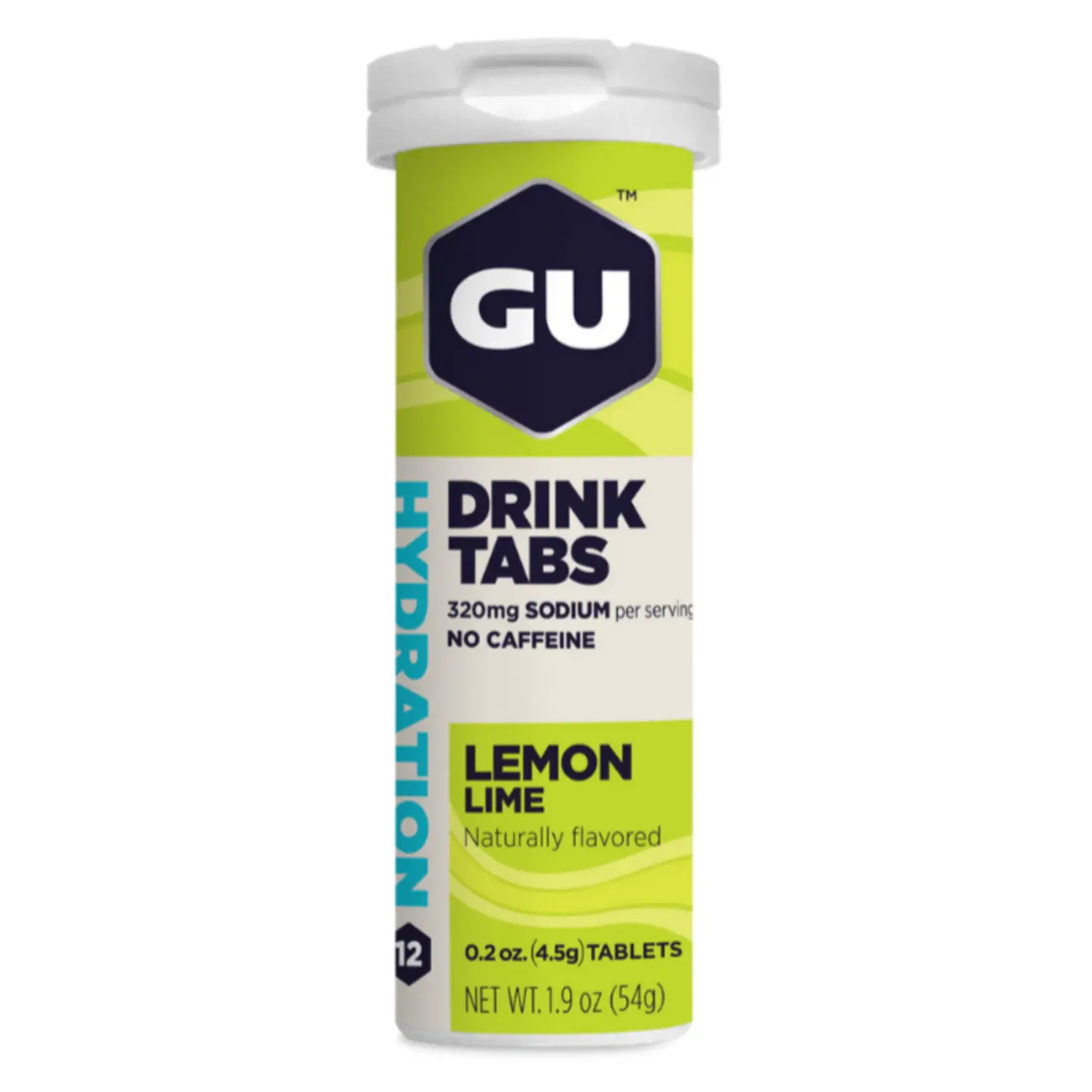 GU Energy Hydration Drink Tablets Lemon Lime Single