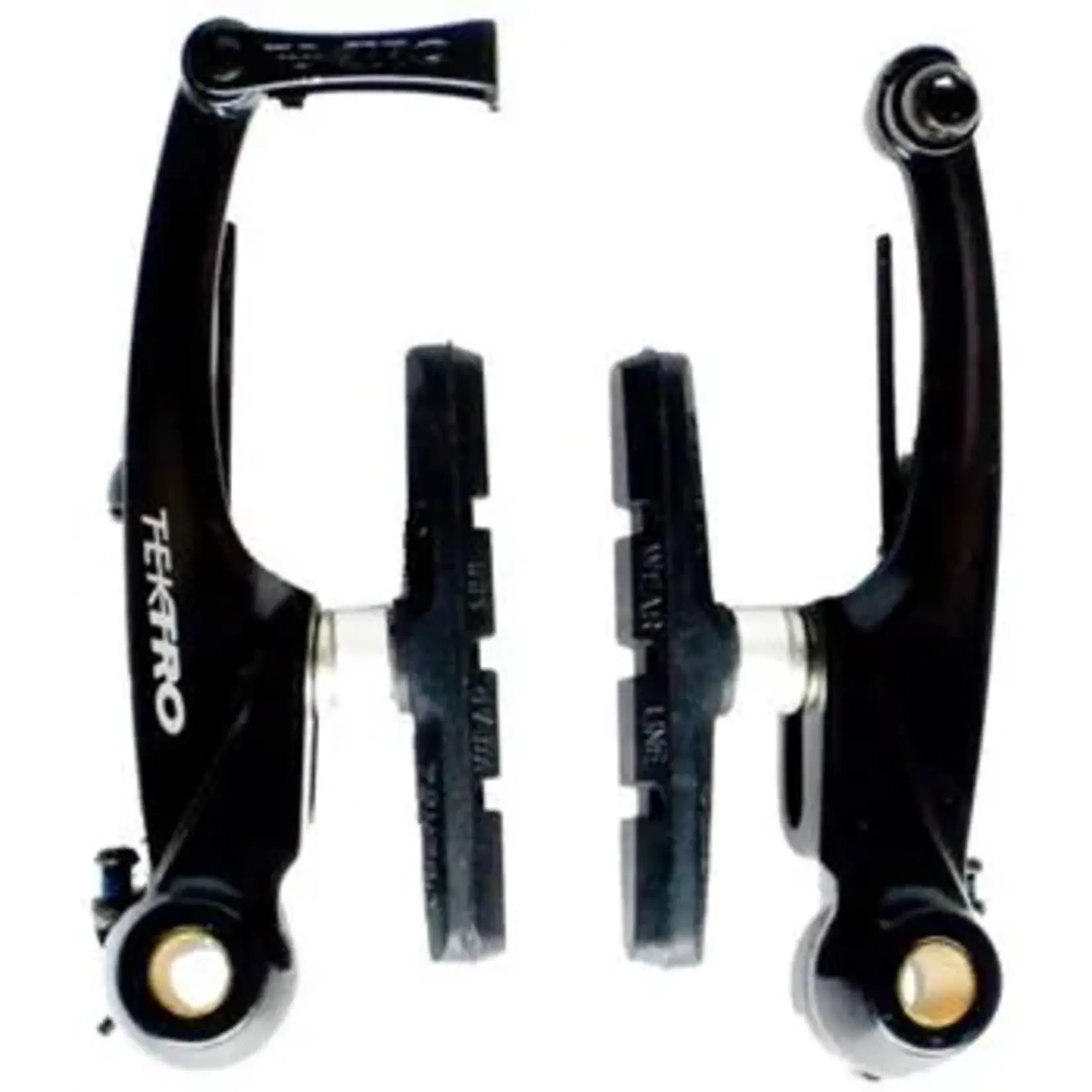 Tektro V Brake Set, 102mm Arms, Forged Alloy Arms, Linear Spring Design, BLACK
