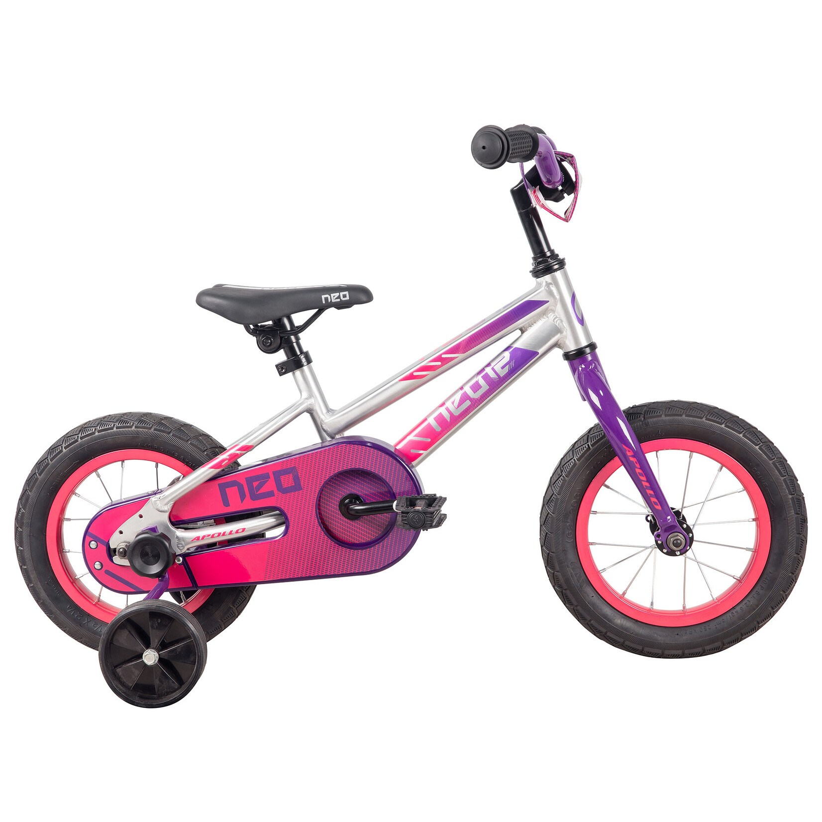 Neo+ 12" Girls Brushed Alloy - Purple, Pink Fade