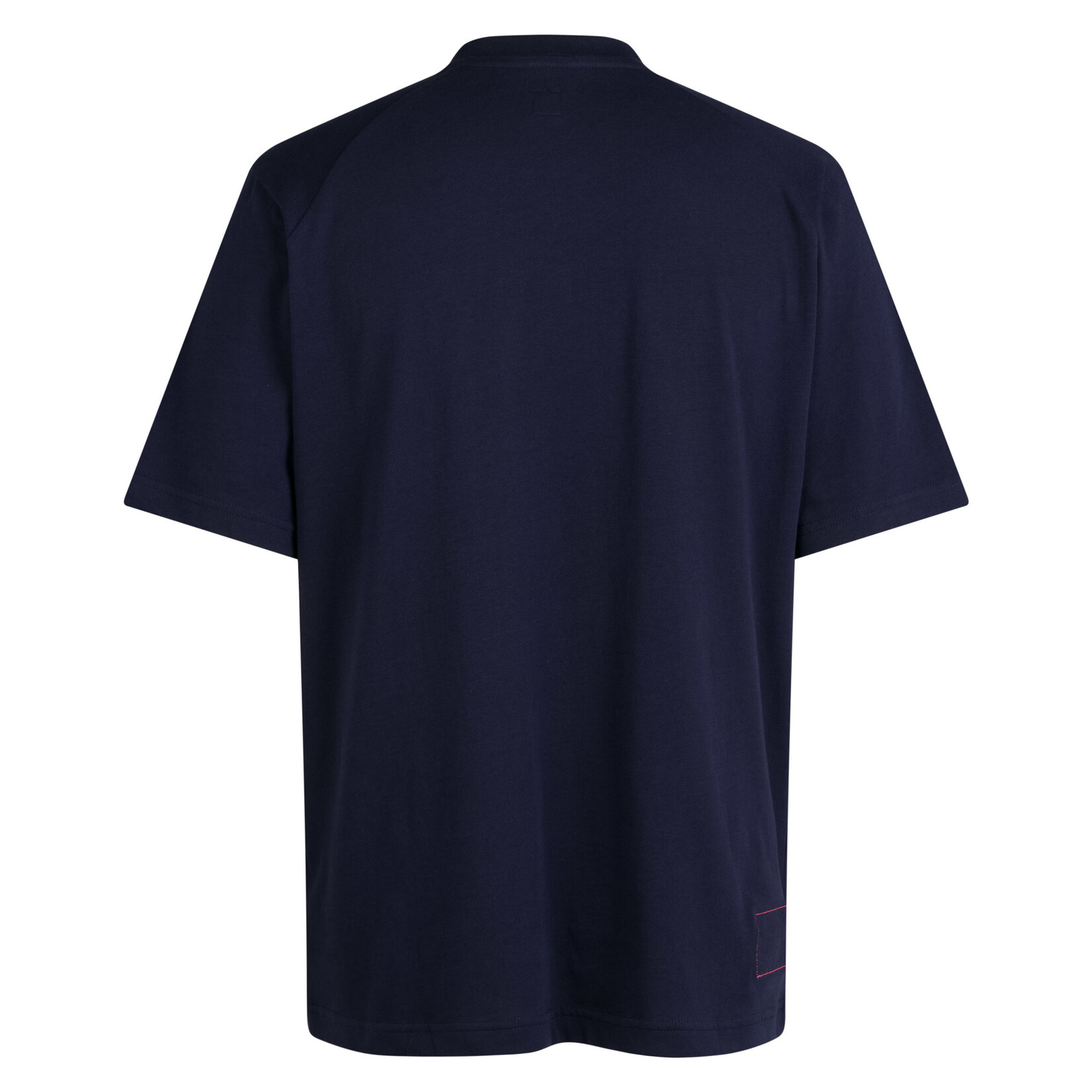Rapha Rapha Men’s Logo T-Shirt – Dark Navy / High-Vis Pink