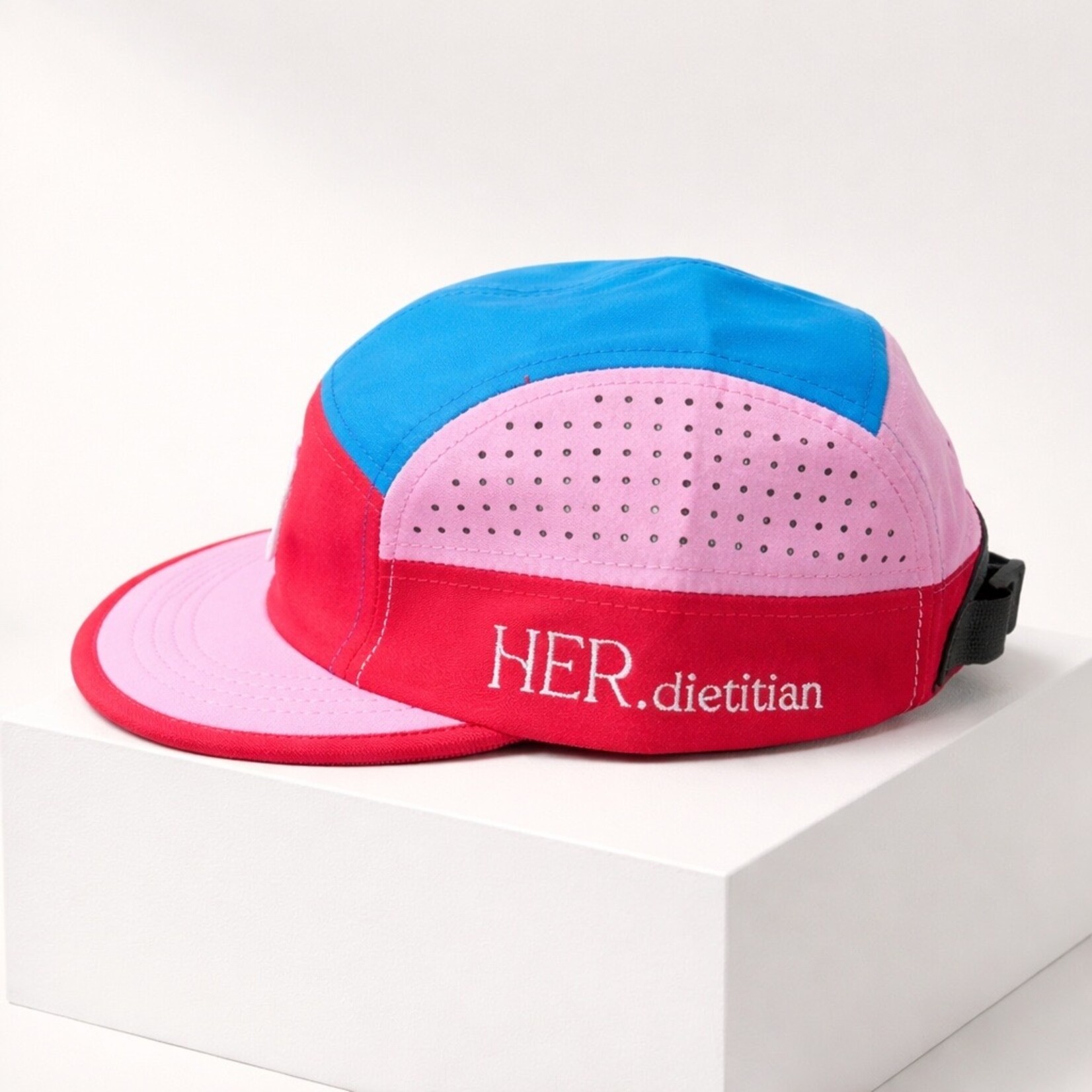 Revolution Clothing Blue Cycles Running Cap Red/ Blue