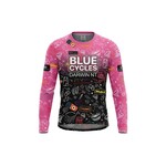 Revolution Clothing Blue Cycles NT Time Running Top – Long-Sleeve Unisex Pink Edition  (Pre Order Landing Aug)