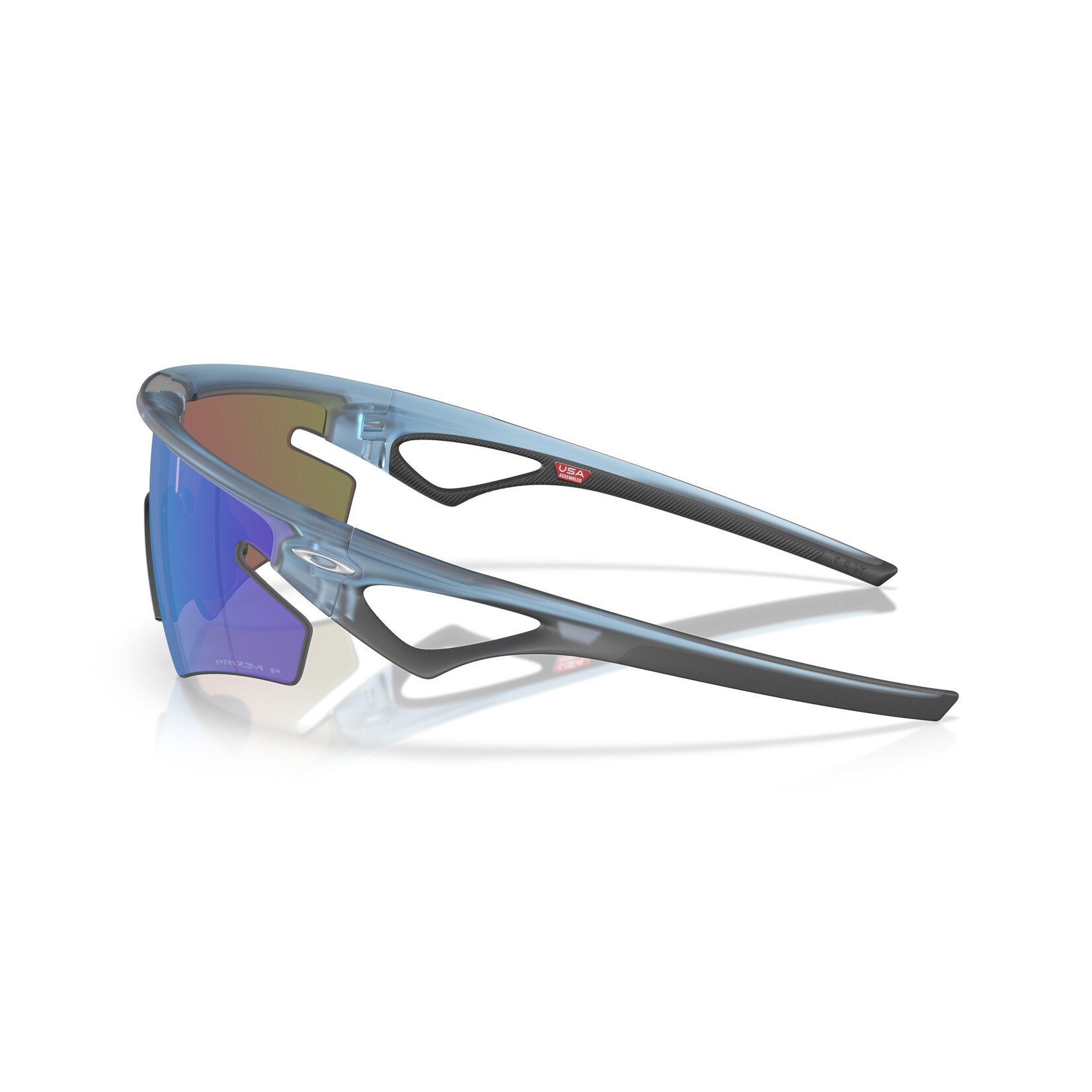 Oakley Oakley Sphaera™ Slash Sunglasses – Matte Transparent Stonewash / Prizm Sapphire