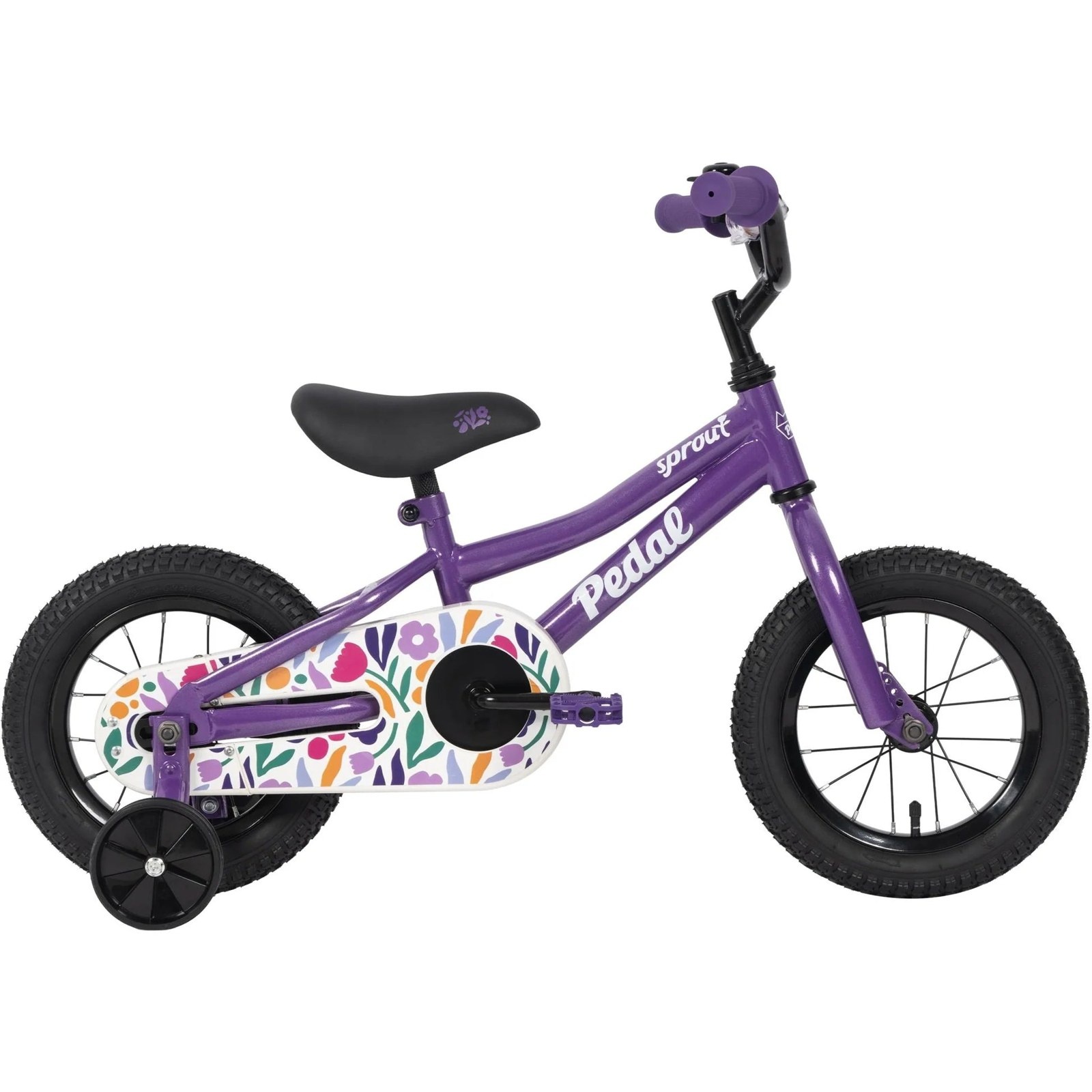 Pedal Sprout 12 inch kids bike in Purple (Plum Twilight)