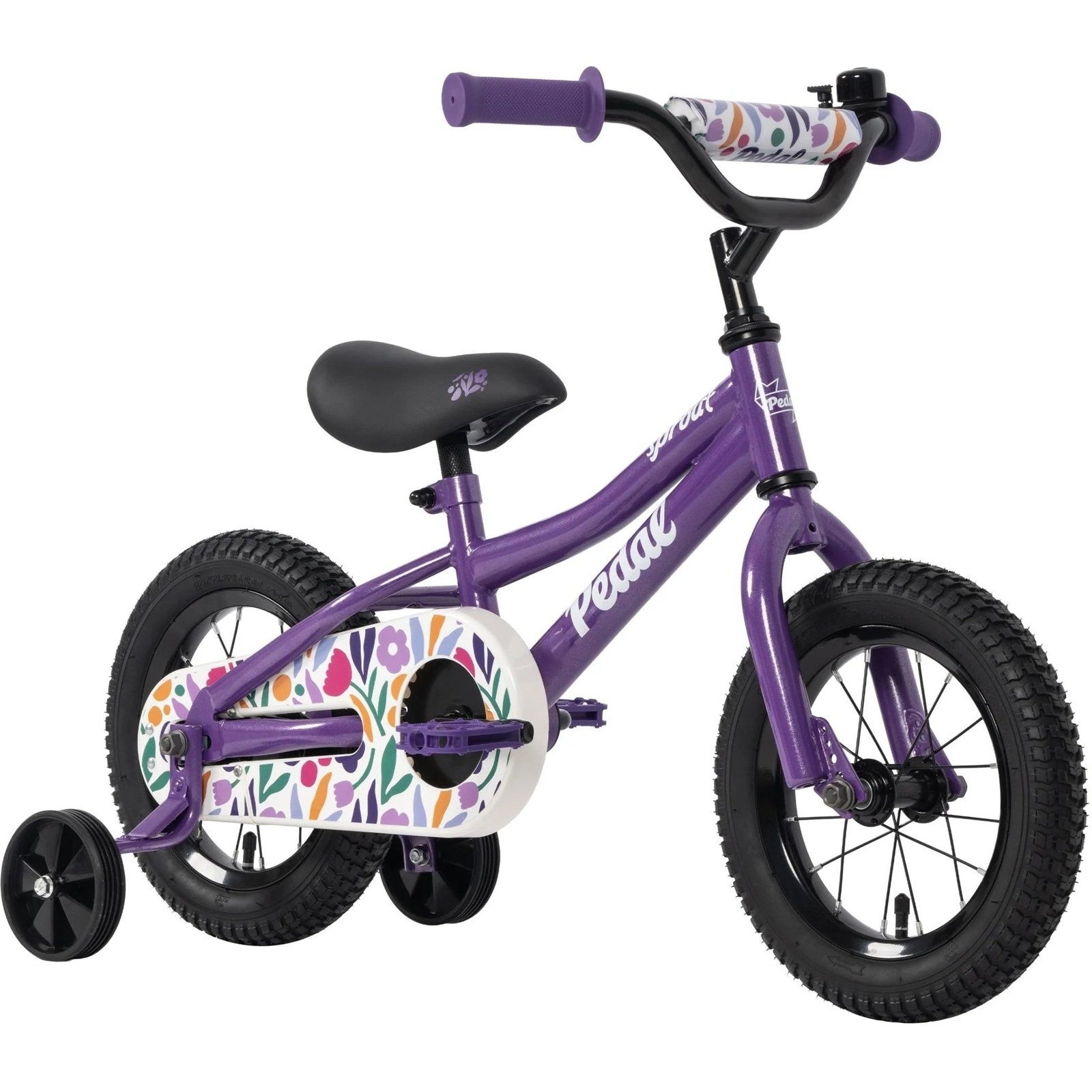 Pedal Sprout 12 inch kids bike, Purple