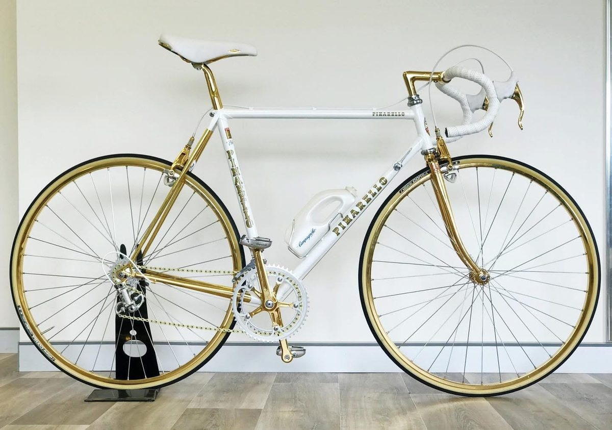 Gold Pinarello custom build