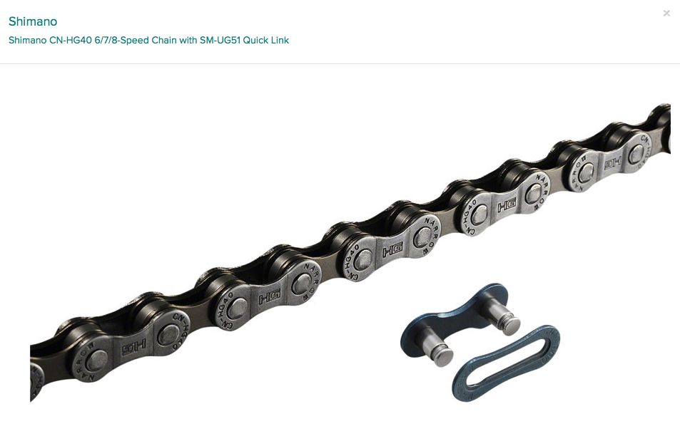 6 speed chain