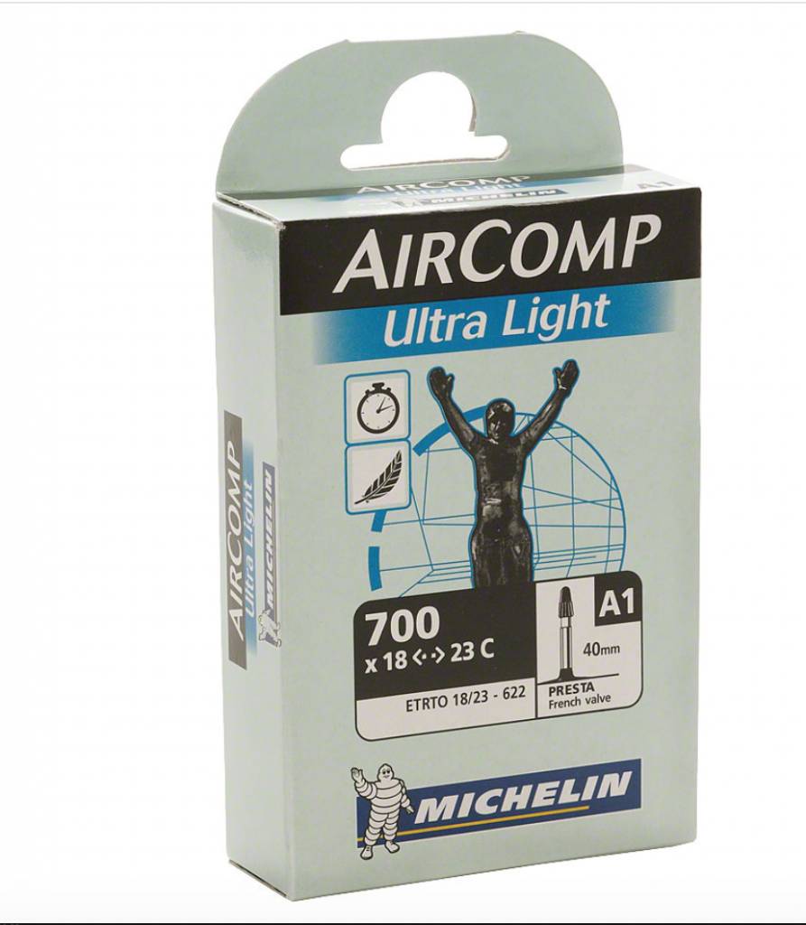 Michelin Michelin AirComp Ultra Light Tube, 700x18-23mm Presta Valve