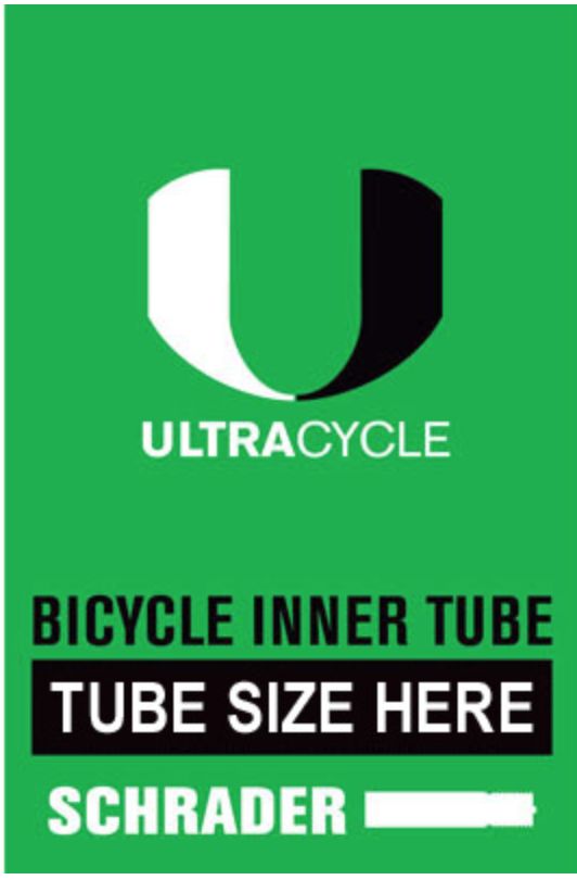 ULTRACYCLE UC 24X1.5-1.75 TUBE, Shrader Valve, inner tube