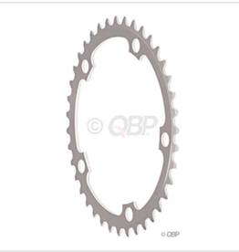 Sugino Sugino 46t x 130mm 5-Bolt Chainring, Anodized Silver