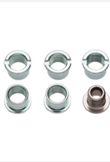 Sugino Sugino Single 6mm Chainring Bolt Set of 5, Chromed Steel